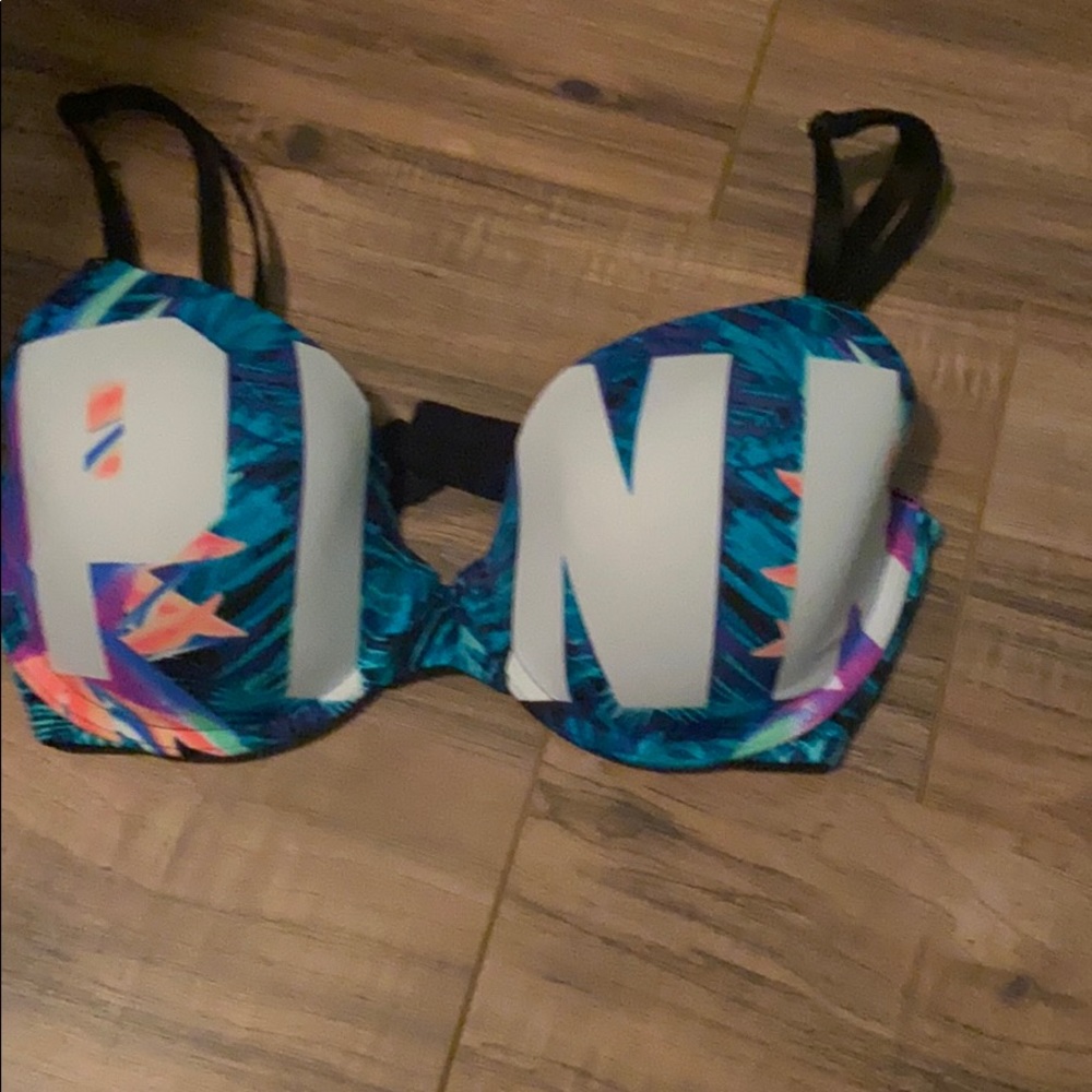 Pink bra